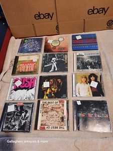 12 CD LOT Heavy Metal Classic Rock Rush Bad Company Moody Blues Cheap Trick - Bild 1 von 14