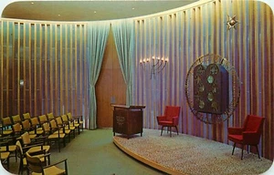 Jewish Chapel USAF Academy Colorado CO Postcard - Picture 1 of 2