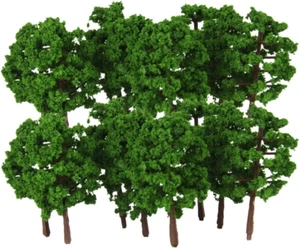Pack of 40 Model Trees 3.15'', Ho Scale Trees, Diorama Supplies, Model Train ... - Picture 1 of 12