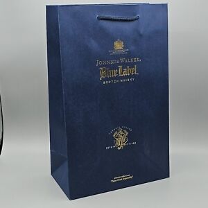 Johnnie Walker Blue Label Scotch Whisky Gift Bag 8 3/4 × 14" - New - Bag Only