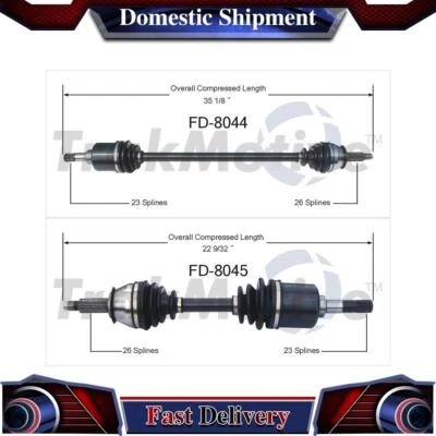 Junta del eje de transmisión delantero CV para Ford Tempo 1986 1987 1988 1989 1990 Foto 1 de 3