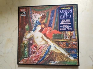 SAINT-SAENS Samson Et Dalila GEORGES PRETRE *1975 FRENCH 3LP BOX-SET*plays NM* - Picture 1 of 14