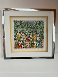 James RIZZI Bild "EVERYONE WANTS TO WIN THE WORLD CUP" 1992 handsigniert - Bild 1 von 5