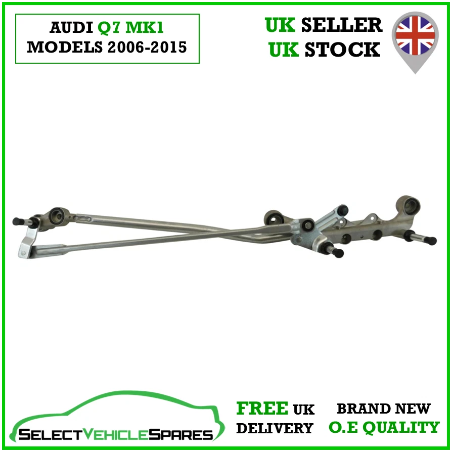 AUDI Q7 4L MK1 FRONT WINDOW WIPER LINKAGE RHD 4L2955023F (2006-2015)