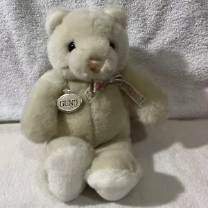 Oso blanco Gund con cinta de flores - Imagen 1 de 4