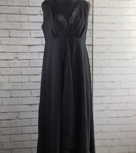 Vestido Romano Maxi Noche Negro Mujer Talla 12 Etiquetas Nuevas - Imagen 1 de 9