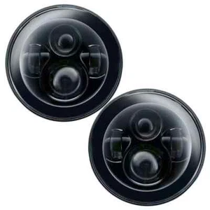 Oracle Lighting 7" High Powered LED Headlights Black Bezel No Halo 5769-504 - Picture 1 of 1