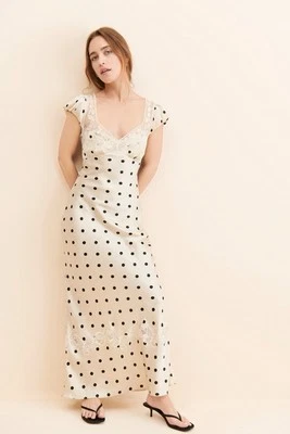 New Free People Butterfly Babe Maxi Dress Size Large - Image 1 of 4