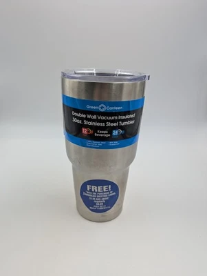 Vaso cromado con aislamiento al vacío Green Cantimpen de 30 oz Foto 1 de 2