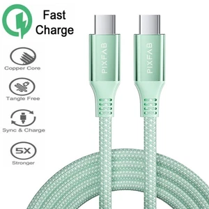 Type C To Câble Pd 60W Rapide Chargeur Compatible Google Pixel 9a 9 Pro XL - Photo 1 sur 24