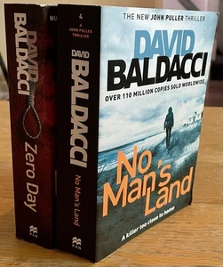 David Baldacci Books Bundle 2 John Puller Series Crime Thriller Suspense Books - Foto 1 di 5