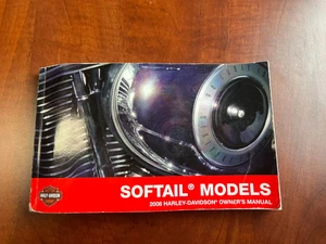 2008 Harley Davidson Softail Models Owner's Manual 99469-08 - Picture 1 of 3