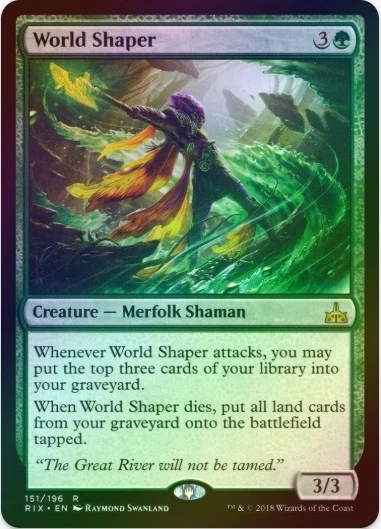 1 x World Shaper - Foil - Rivals of Ixalan - LP - MTG - Image 1 of 1