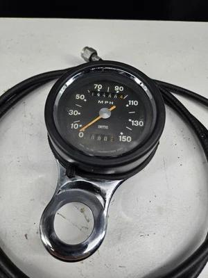 71 Triumph Bonneville T120 Speedometer Speedo Gauge Meter with Cable Original - Image 1 of 4