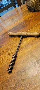 Vintage Holzgriff Bohrer 16 1/2" - Bild 1 von 9