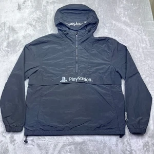 Rare Sony PlayStation H&M Divided Mens Medium Black Pullover Lightweight Jacket - Picture 1 of 8