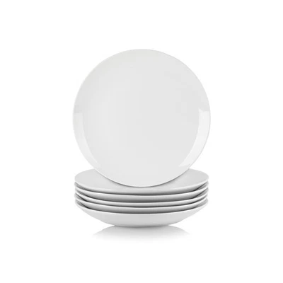 Simply White 7.5" Coupe Salad Plate, Set of 6 - Image 1 of 4