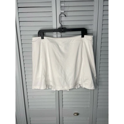 Slazenger Golf Skort Blanco Plisado Trasero Cremallera Bolsillos Mujer Talla XL Foto 1 de 4