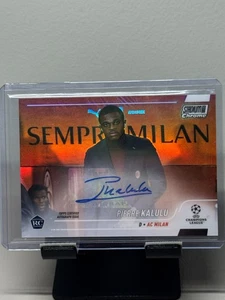 Pierre Kalulu 2021-22 Topps Stadium Club Chrome UCL Auto RC - Picture 1 of 2