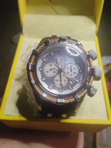 Invicta Watch 32959 BOLT Quartz Chrono Platinum MOP White Subdials 50mm NEW - Picture 1 of 7