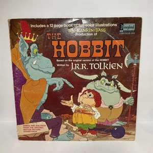 The Hobbit OST Rankin/Bass LP 12" Vinyl Record 1977, Disneyland 3819 W/booklet - Imagen 1 de 24
