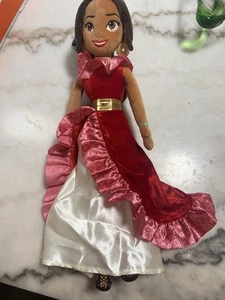 Disney Parks Princess Elena of Avalor Plush Cloth Doll 20" Stuffed Red Dress - Picture 1 of 6