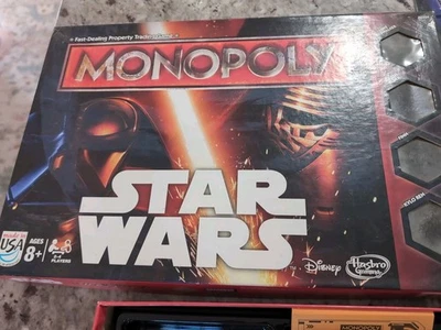 Monopoly Star Wars The Force Awakens Board Game 2015 Edition Complete - Image 1 of 4