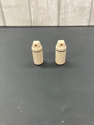 2x Bison Tube Geocaching  Containers w/ Logbook Waterproof Geocache Cache Log - Image 1 of 3