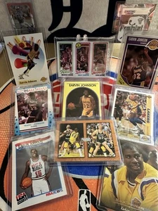 1980-81 Topps Magic Johnson Rc W/ 1989 Fleer, W/AS Sticker, Sealed Skybox Pack. - Picture 1 of 24