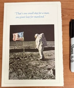RARE 1969 Nixon White House Issue FDC Card NASA Apollo 11 Moon Landing EXCELLENT - Picture 1 of 5
