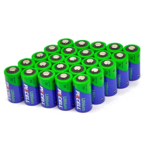40Pcs 1500mAh CR123A 3V Lithium Battery CR123 CR17345 5018LC Cell for Calculator - Picture 1 of 5