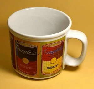 Campbell's Soup Bowl / Mug Red 13 oz. "Multiple Cans" by Houston Harvest 1998 - Picture 1 of 5