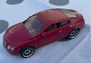 Matchbox 2006 Bentley Continental GT 1/64 Modellauto rot Spielzeug - Bild 1 von 3