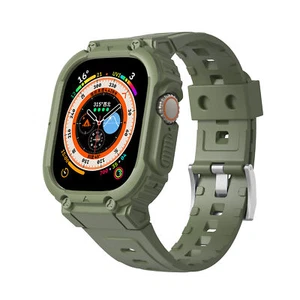 For iwatch Ultra Watchband New TPU Case Strap For Apple Watch Band Ultra 49mm - Bild 1 von 25