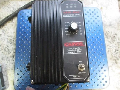 CAMCO VARI-PAK DC MOTOR SPEED CONTROL NEMA-12 115VAC,15.0A, 92A61633010000 - Image 1 of 4