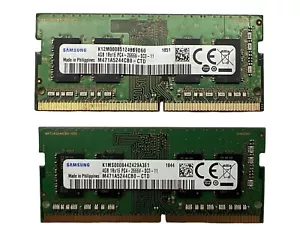 Samsung 8GB (2x4GB) PC4-21300 DDR4-2666V Laptop Memory SDRAM M471A5244BC0-CTD - Picture 1 of 2