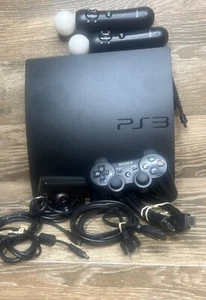 Sony PlayStation 3 Slim Console 320GB + 1 HDMI & Power Cords + Controller  + … - Picture 1 of 10