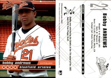 Bobby Andrews 2005 Grandstand Appalachian League Top Prospects #2 Card