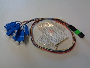 0,6 Meter MPO/APC auf 12 SC Typ B Breakout Glasfaserkabel SM Glasfaser Patchkabel - Bild 1 von 1