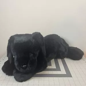 Holiday Hugs for CVS by Gund Plush Black Labrador Retriever Dog Puppy Red Bow - Picture 1 of 7