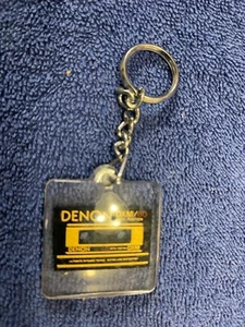 Denon Keychain shaped like a mini cassette tape vintage dxm 60 - Picture 1 of 2