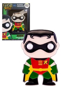 Funko POP! Pin DC Super Heroes #02 Robin - New, Mint Condition - Picture 1 of 3