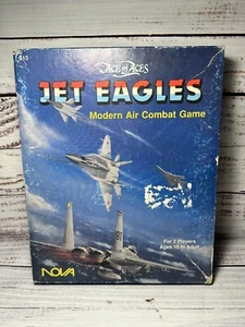 NOVA Ace of Aces Jet Eagles Modern Air Combat Game RARE VTG 1990 Complete Game - Picture 1 of 11