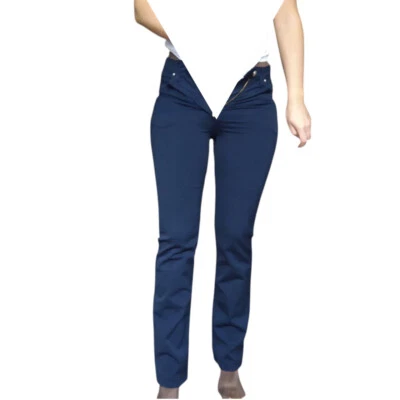 Pantalones de mezclilla VERSACE Signature algodón azul marino talla 28 42 / talla S pantalones talla 28 Foto 1 de 4