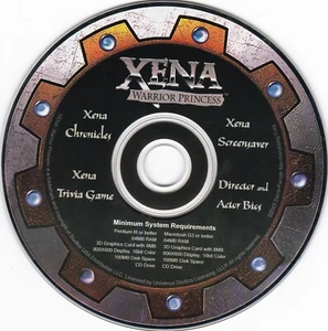Xena Warrior Princess (PC CD ROM) Trivia Game & Screensaver **Tylko dysk** - Zdjęcie 1 z 2