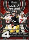 Wild Card 2022 Auto Mania Football Box - 4 Cards