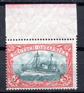 África Oriental Alemana, 1908 Yate 3 Rupias, Mi. 39 B I, exp. Jaeschke-L, BPP, MNH - Imagen 1 de 1