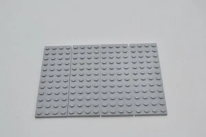 LEGO 4 x Basisplatte Grundplatte neuhell grau Light Bluish Gray Plate 4x12 3029 - Bild 1 von 2