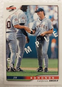 1996 Score Jim Edmonds #4 Sample  