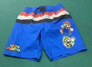 Super Mario Boys Shorts Size XS 4/5 Color Blue These Are Brand New & Never Worn! - Picture 1 of 6